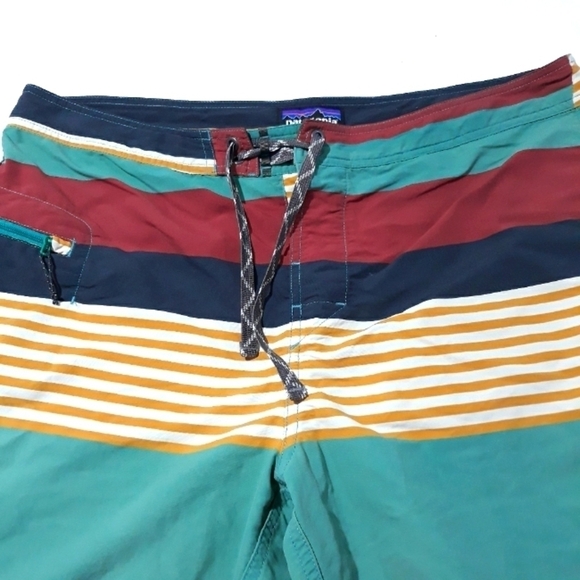Vintage Patagonia Men's wave farer board Swimwear short size 36 - Picture 2 of 8